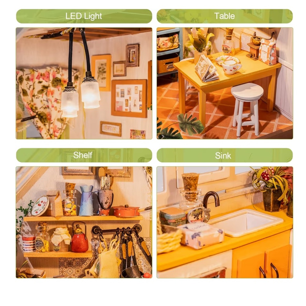 DIY Miniature House Kitchen Kit - Picture 3 of 9